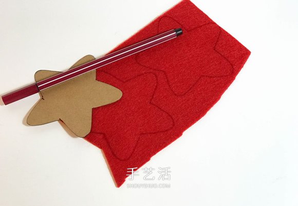 不织布手工制作超可爱圣诞树挂件图解 - 
